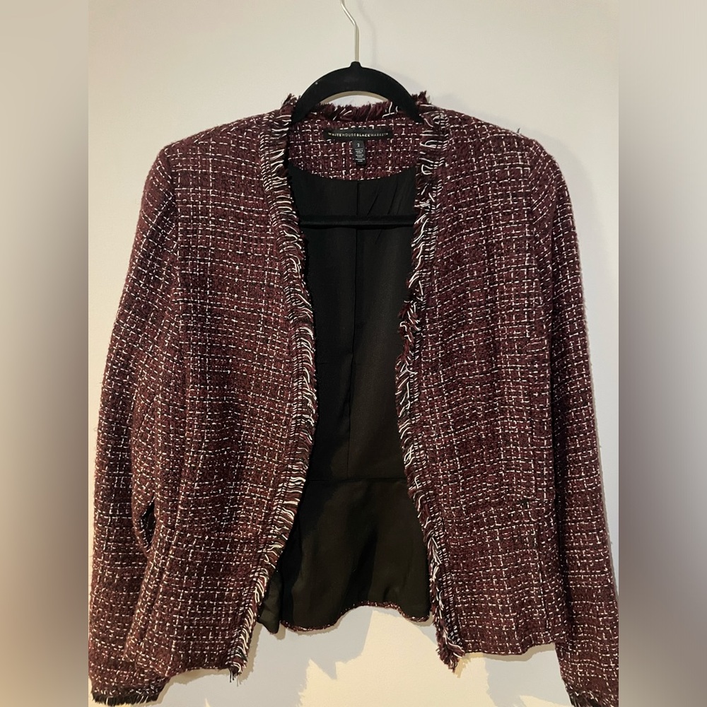 White House Black Market tweed jacket